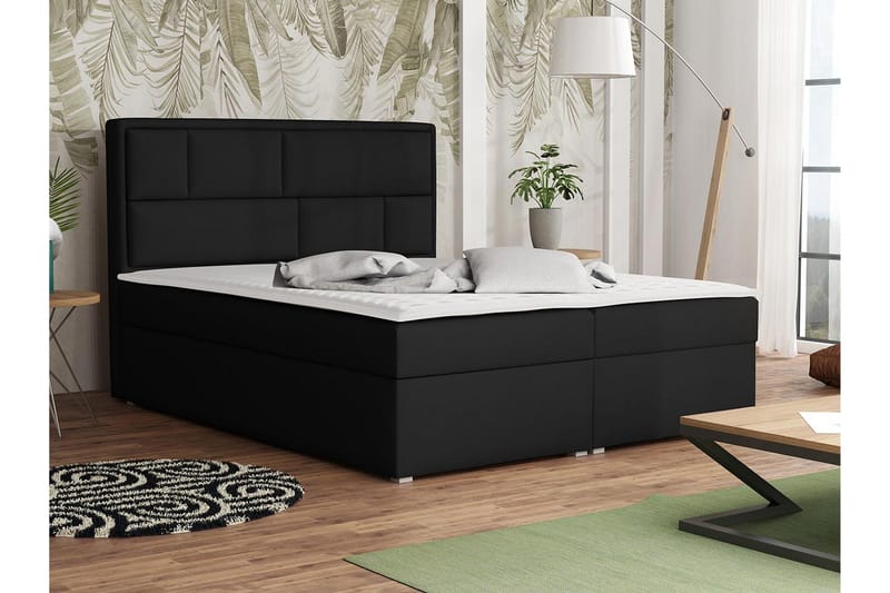 Deco Kontinentalseng 160x215 cm - Sort - Møbler - Senge - Kontinentalsenge