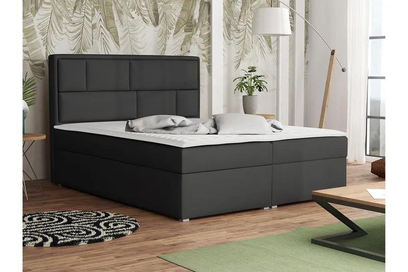 Deco Kontinentalseng 180x215 cm - Sort - Møbler - Senge - Kontinentalsenge