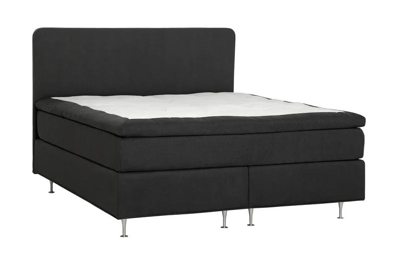 Dolly Kontinentalseng 210x210 Mørkegrå Latex - Møbler - Senge - Kontinentalsenge