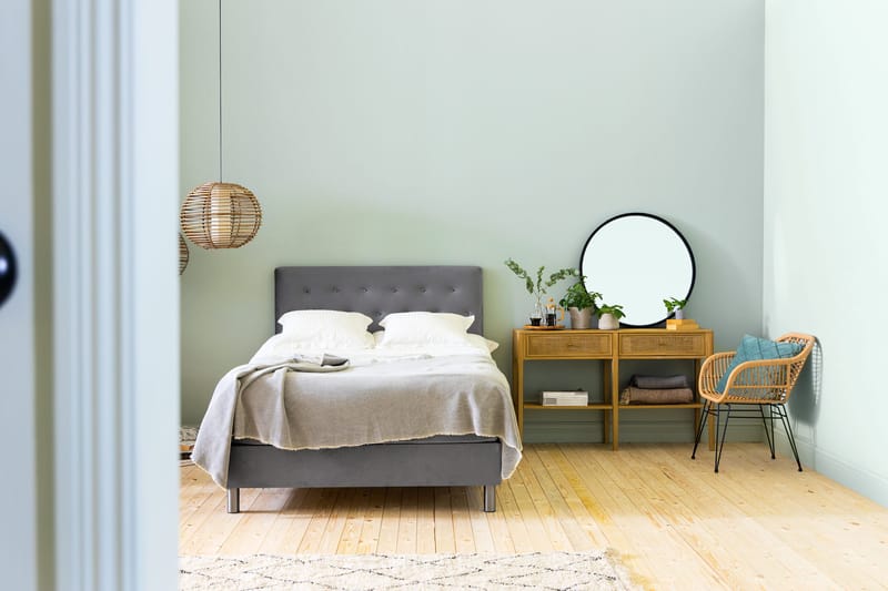 Donte Kontinentalseng 120x200 - Grå - Møbler - Senge - Kontinentalsenge