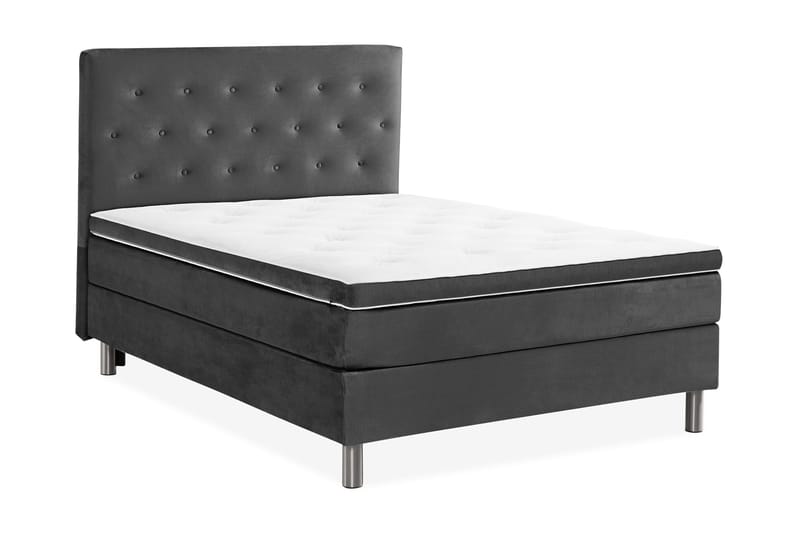 Donte Kontinentalseng 140x200 - Mørkegrå - Møbler - Senge - Kontinentalsenge