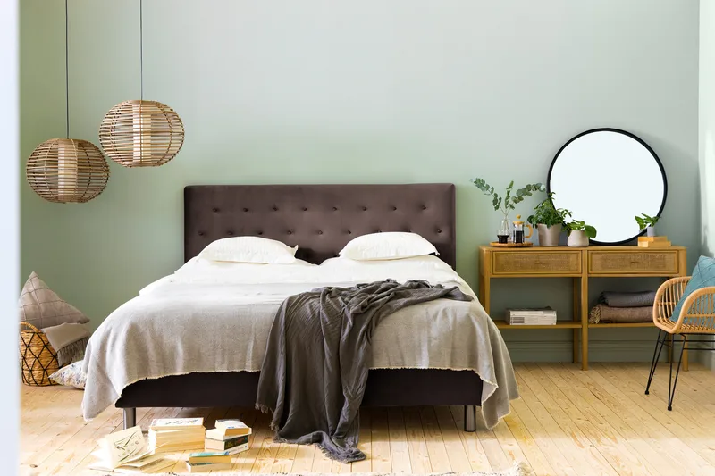 Donte Kontinentalseng 160x200 - Brun - Møbler - Senge - Kontinentalsenge