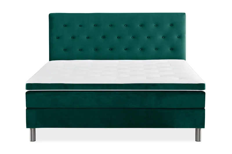 Donte Kontinentalseng 160x200, Grøn