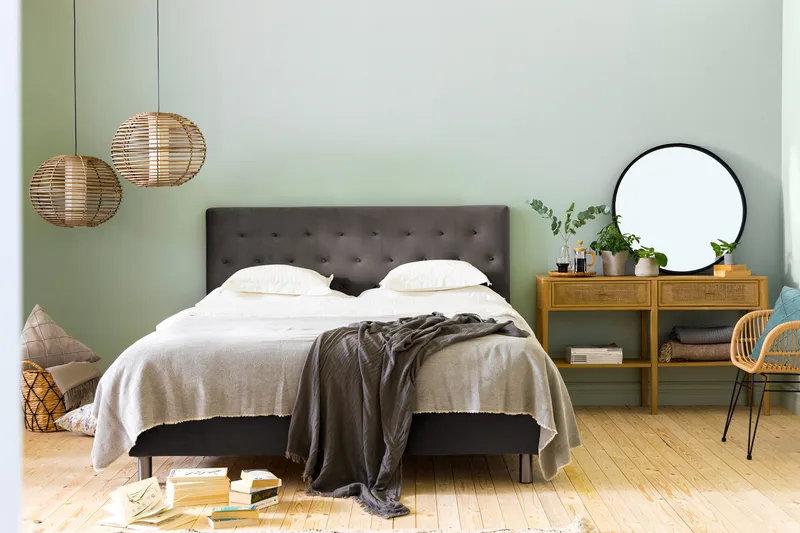 Donte Kontinentalseng 180x200 - Mørkegrå - Møbler - Senge - Kontinentalsenge