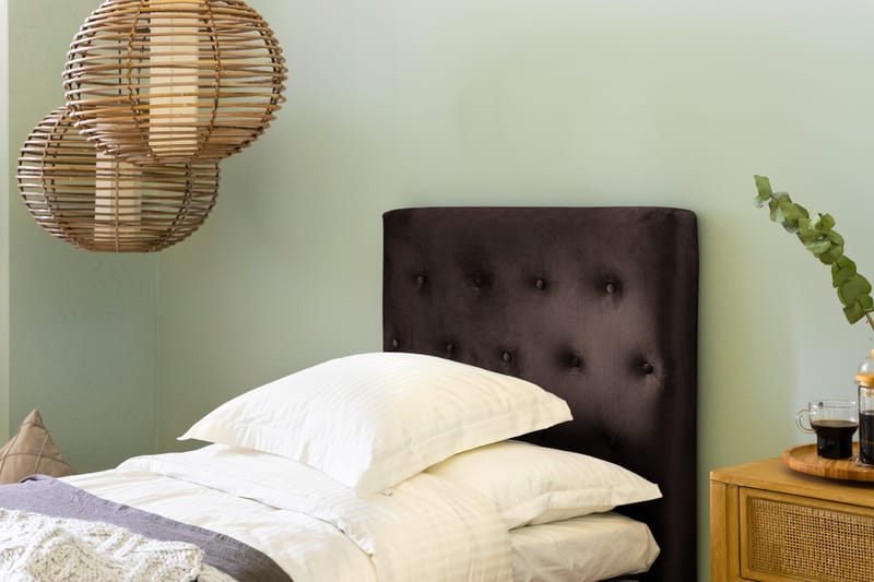 Donte Kontinentalseng 90x200 - Brun - Møbler - Senge - Kontinentalsenge