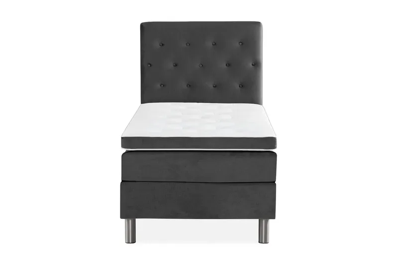 Donte Kontinentalseng 90x200 - Mørkegrå - Møbler - Senge - Kontinentalsenge