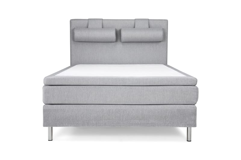 Dream Luksus sengepakke 140x200 højelastisk Skum - Grå - Komplet sengepakke - Kontinentalsenge - Dobbeltsenge