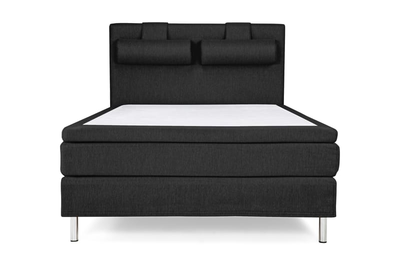 Dream Luksus sengepakke 140x200 højelastisk Skum - sort - Komplet sengepakke - Kontinentalsenge - Dobbeltsenge