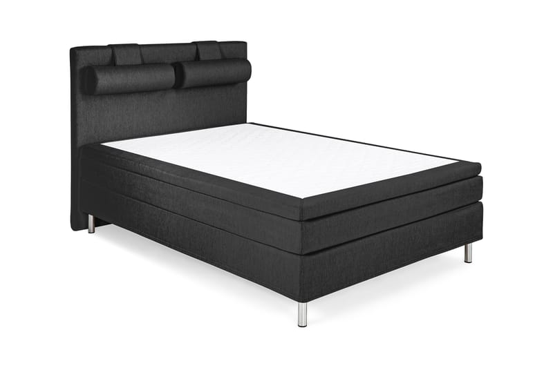 Dream Luksus sengepakke 140x200 højelastisk Skum - sort - Komplet sengepakke - Kontinentalsenge - Dobbeltsenge