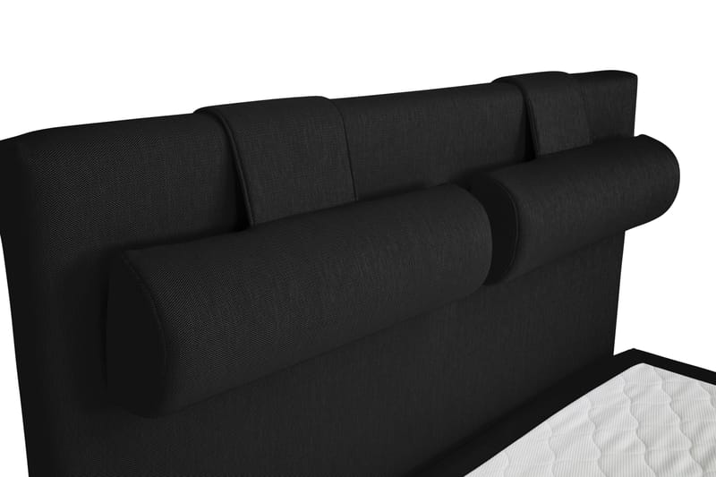 Dream Luksus sengepakke 160x200 højelastisk Skum - sort - Komplet sengepakke - Kontinentalsenge - Dobbeltsenge