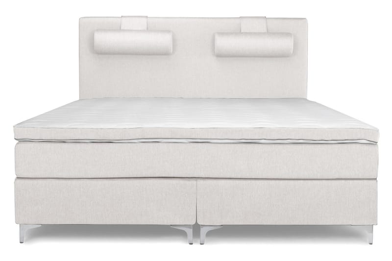 Elite basic Kontinentalseng 210x210 hård/hård elastisk Skum - Beige - Møbler - Senge - Kontinentalsenge