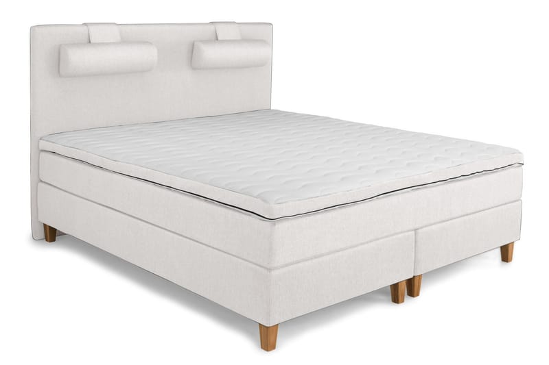 Elite Premium sengepakke 180x200 hård/hård Hypersoft - Beige - Komplet sengepakke - Kontinentalsenge - Dobbeltsenge