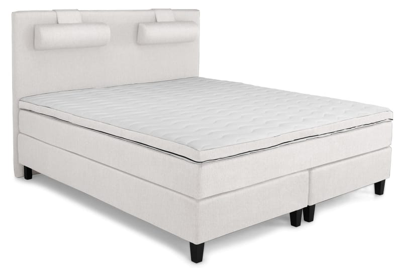 Elite Premium sengepakke 160x200 medium/medium Latex - Beige - Komplet sengepakke - Kontinentalsenge - Dobbeltsenge