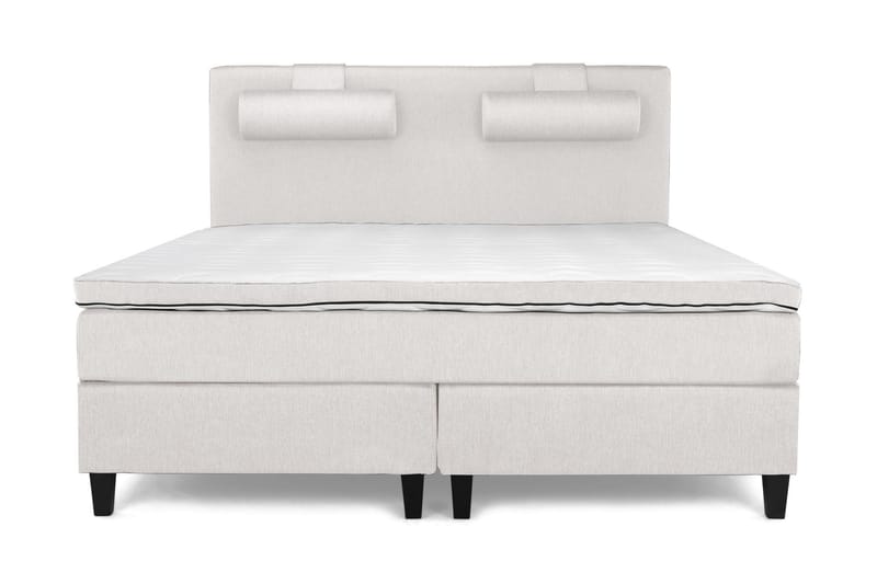 Elite Premium sengepakke 160x200 hård/Medium elastisk Skum - Beige - Komplet sengepakke - Kontinentalsenge - Dobbeltsenge