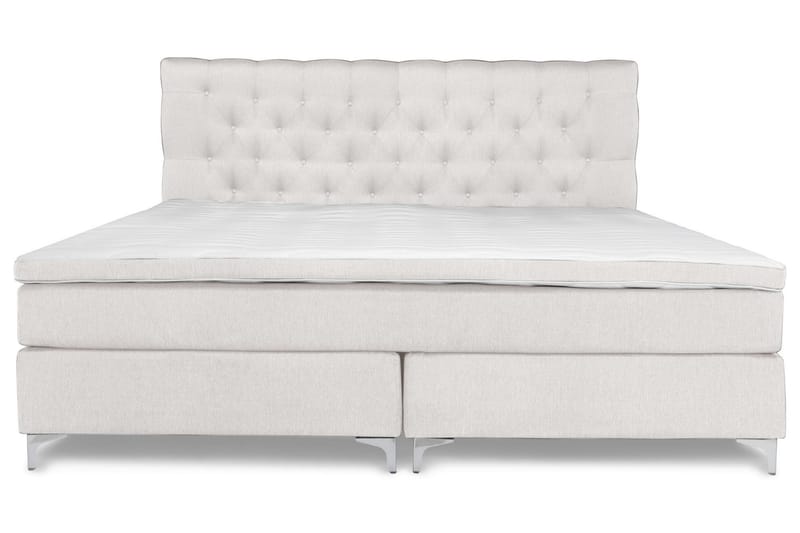 Elite Premium sengepakke 210x210 hård/hård elastisk Skum - Beige - Møbler - Senge - Komplet sengepakke