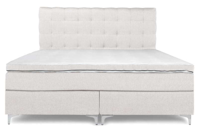 Elite Premium sengepakke 180x200 hård/Medium Latex - Beige - Komplet sengepakke - Kontinentalsenge - Dobbeltsenge