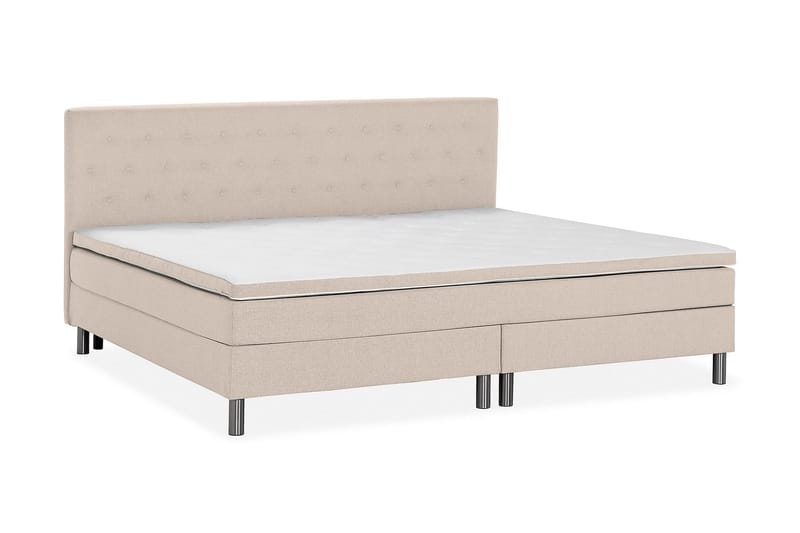 Ella Familieseng 240x200  cm - (+Flere valg) Beige - Kontinentalsenge