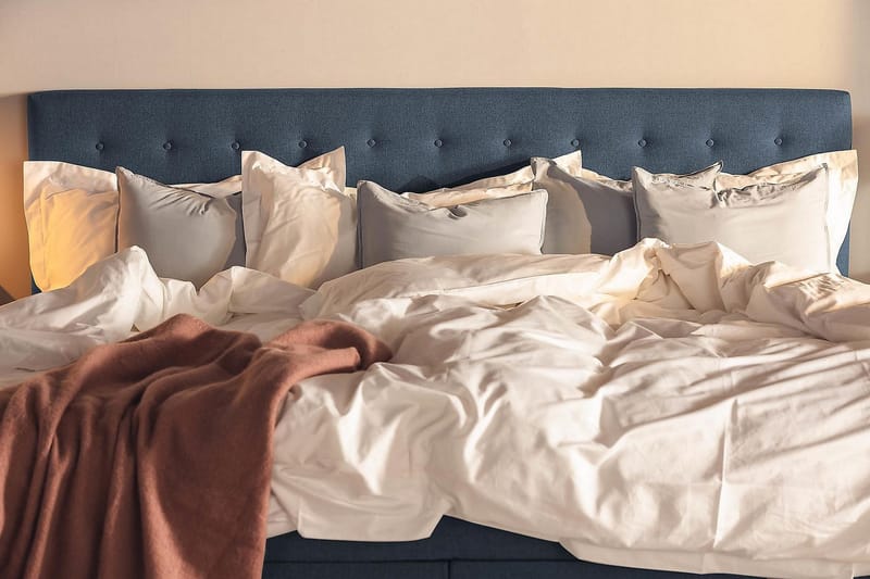 Ella Familieseng 240x200  cm - (+Flere valg) Mørkeblå - Møbler - Senge - Kontinentalsenge