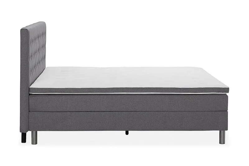 Ella Familieseng 240x200  cm - (+Flere valg) Mørkegrå - Møbler - Senge - Kontinentalsenge