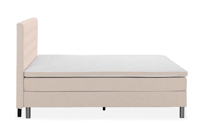 Ella Familieseng 240x210  cm - (+Flere valg) Beige - Møbler - Senge - Komplet sengepakke