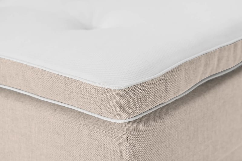 Ella Familieseng 240x210  cm - (+Flere valg) Beige - Møbler - Senge - Komplet sengepakke