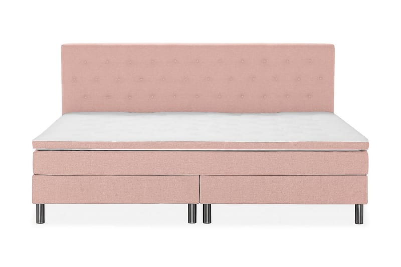 Ella Familieseng 240x210  cm - (+Flere valg) Lyserød - Møbler - Senge - Komplet sengepakke