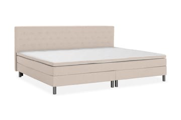 Ella Familieseng 280x200  cm - (+Flere valg) Beige - Møbler - Senge - Komplet sengepakke