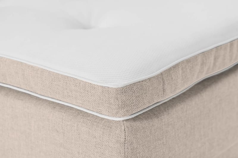 Ella Familieseng 280x200  cm - (+Flere valg) Beige - Møbler - Senge - Komplet sengepakke