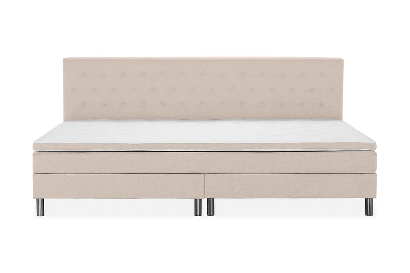 Ella Familieseng 280x200  cm - (+Flere valg) Beige - Møbler - Senge - Komplet sengepakke