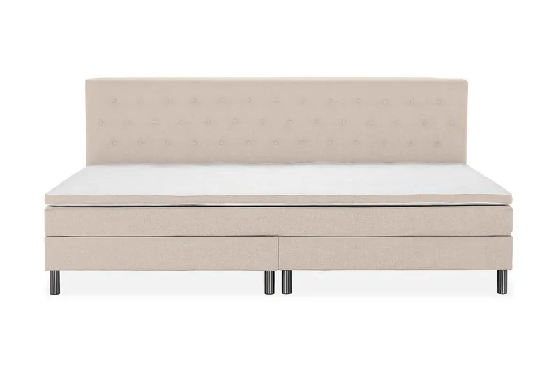 Ella Familieseng 280x200  cm - (+Flere valg) Beige - Møbler - Senge - Kontinentalsenge