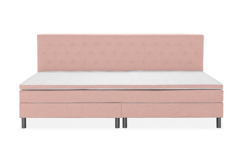 Ella Familieseng 280x200  cm - (+Flere valg) Lyserød - Møbler - Senge - Komplet sengepakke