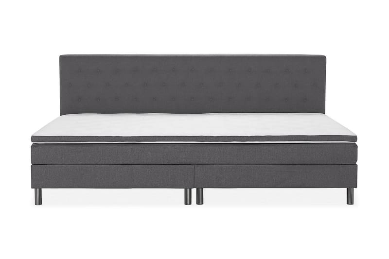 Ella Familieseng 280x200  cm - (+Flere valg) Mørkegrå - Møbler - Senge - Komplet sengepakke