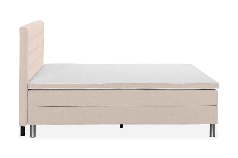 Ella Familieseng Sengepakke 240x200  cm - (+Flere valg) Beige - Møbler - Senge - Komplet sengepakke