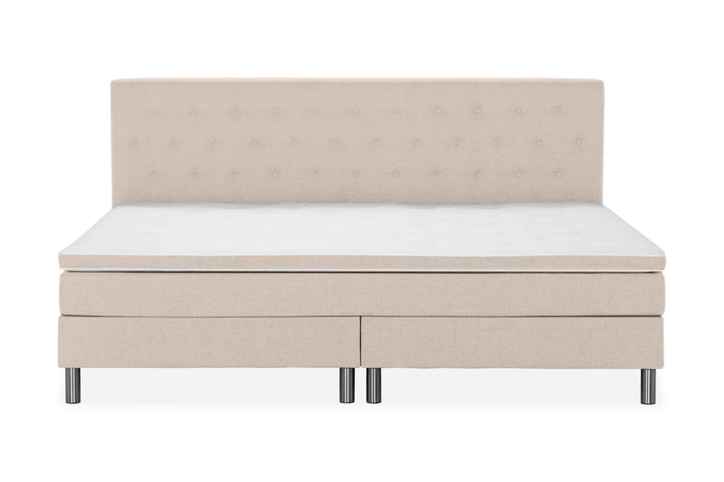 Ella Familieseng Sengepakke 240x200  cm - (+Flere valg) Beige - Møbler - Senge - Komplet sengepakke
