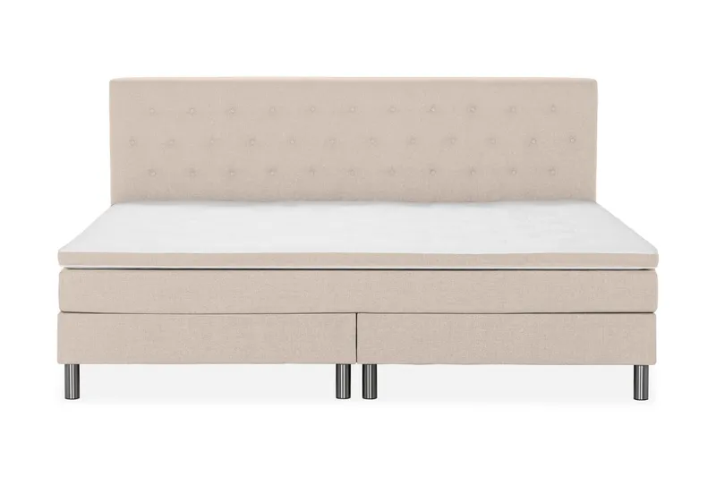 Ella Familieseng Sengepakke 240x200  cm - (+Flere valg) Beige - Møbler - Senge - Kontinentalsenge