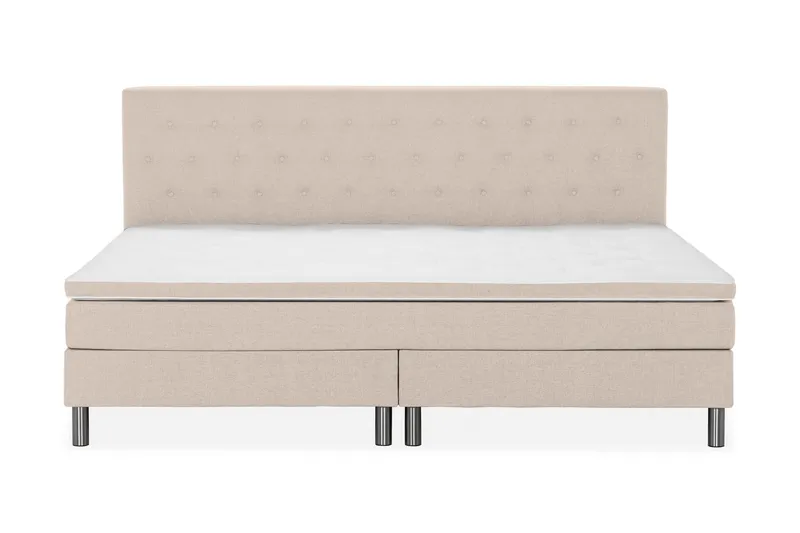 Ella Familieseng Sengepakke 240x210  cm - (+Flere valg) Beige - Møbler - Senge - Kontinentalsenge