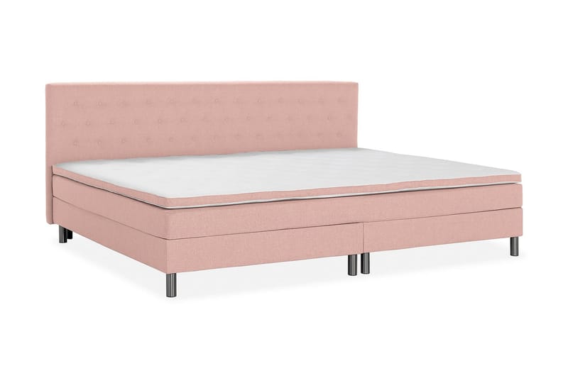 Ella Familieseng Sengepakke 280x200  cm - (+Flere valg) Lyserød - Møbler - Senge - Komplet sengepakke