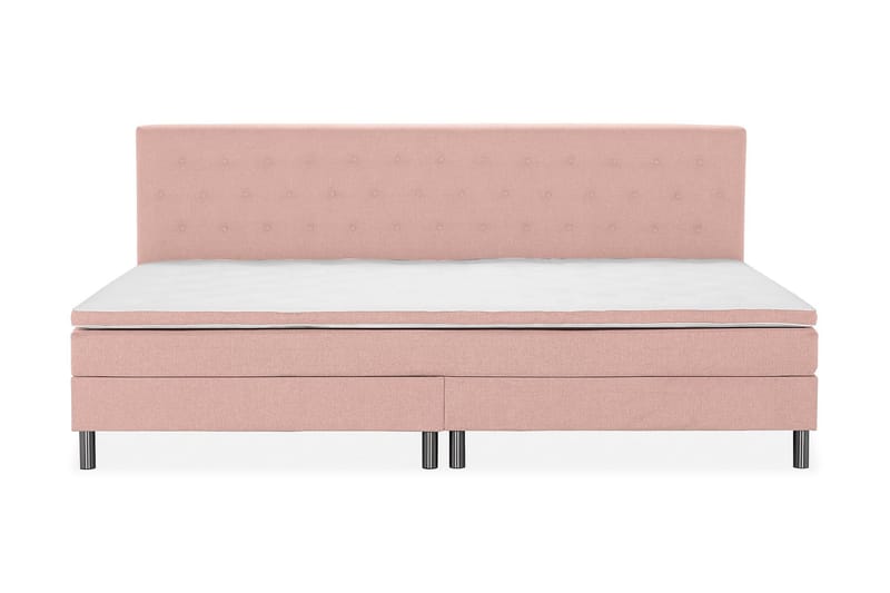 Ella Familieseng Sengepakke 280x210  cm - (+Flere valg) Lyserød - Møbler - Senge - Komplet sengepakke