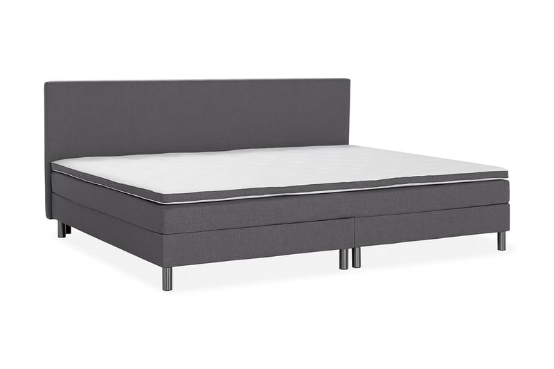 Ella Familieseng Sengepakke 280x210  cm - (+Flere valg) Mørkgrå - Møbler - Senge - Komplet sengepakke