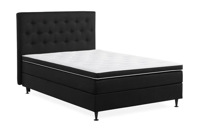 Ella kontinentalseng 120x200 cm - Sort - Møbler - Senge - Kontinentalsenge