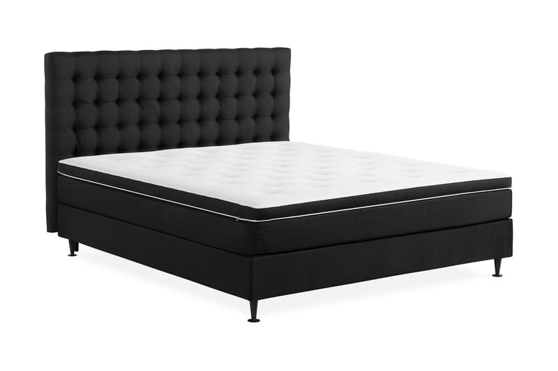 Ella kontinentalseng 160x200 cm - Sort - Møbler - Senge - Kontinentalsenge