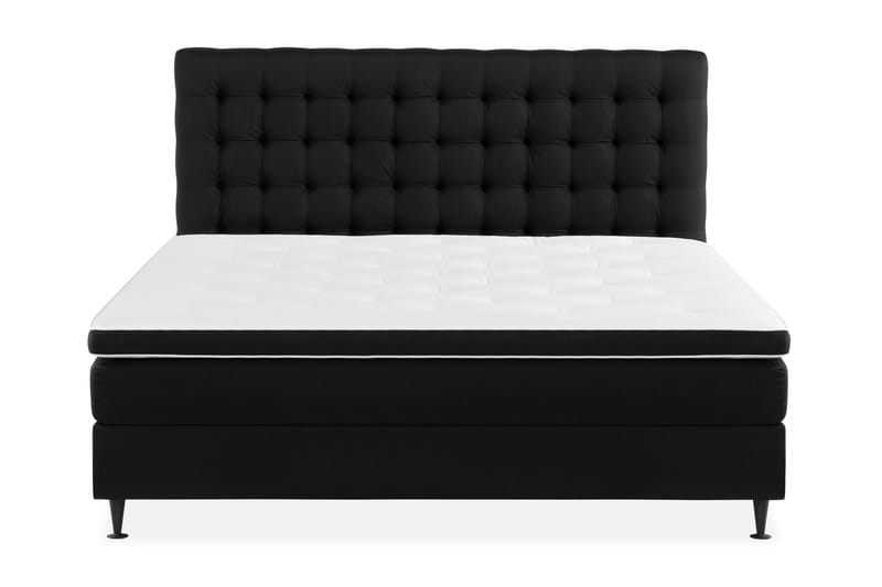 Ella kontinentalseng 160x200 cm, Sort