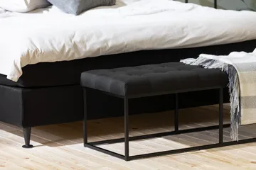 Ella kontinentalseng 180x200cm - Sort - Møbler - Senge - Kontinentalsenge