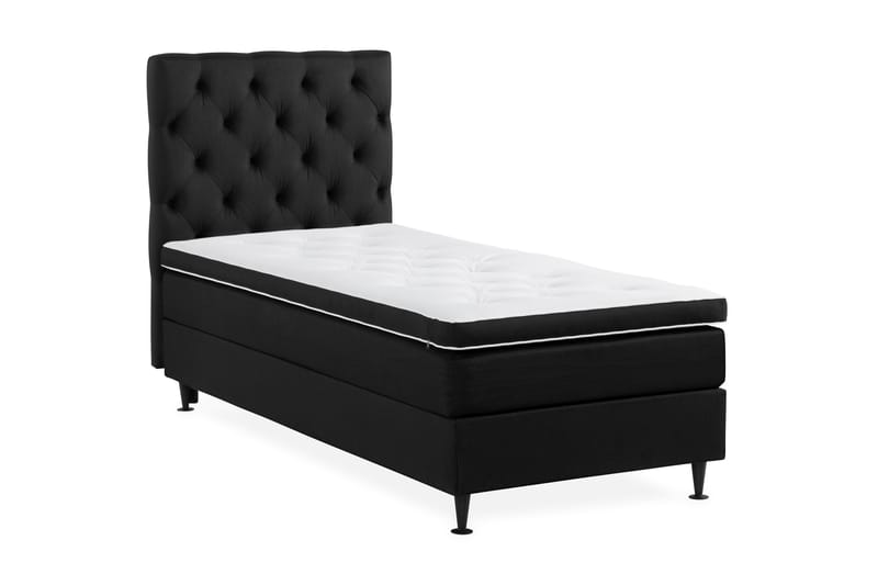 Ella kontinentalseng 90x200cm - Sort - Møbler - Senge - Kontinentalsenge