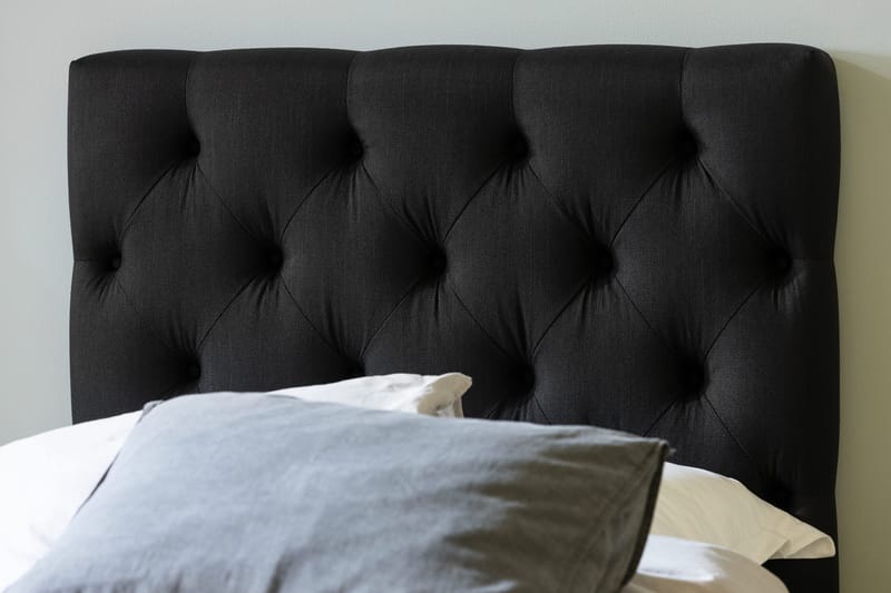 Ella kontinentalseng 90x200cm - Sort - Møbler - Senge - Kontinentalsenge