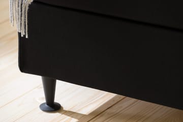 Ella kontinentalseng 90x200cm - Sort - Møbler - Senge - Kontinentalsenge