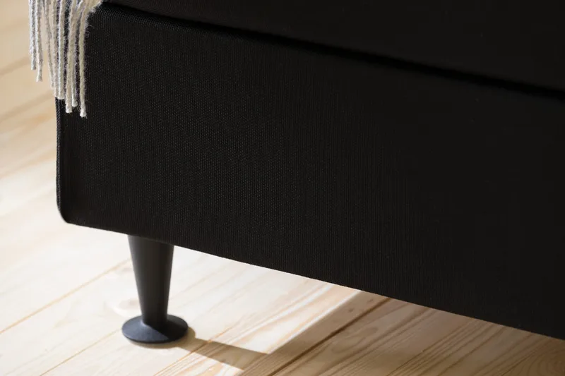 Ella Sengepakke 90x200 cm - Sort - Møbler - Senge - Kontinentalsenge