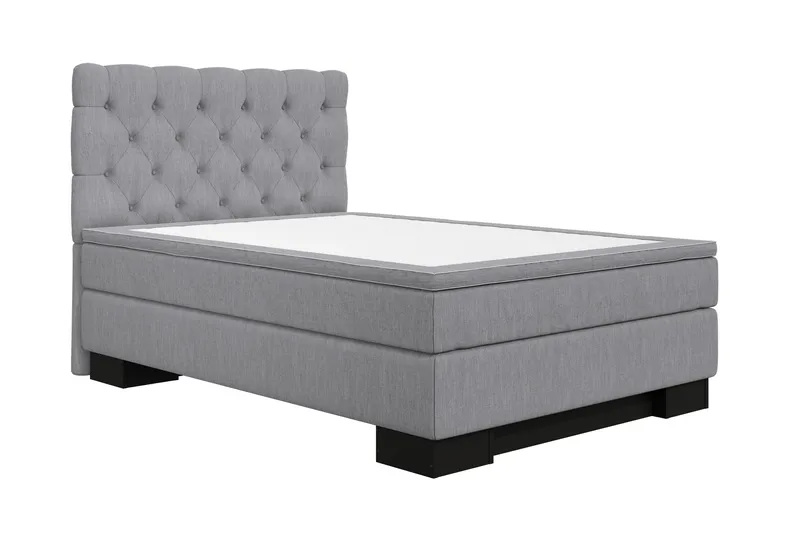 Faylor Lyx Komplet Sengepakke 120x200 - Lysegrå - Møbler - Senge - Kontinentalsenge