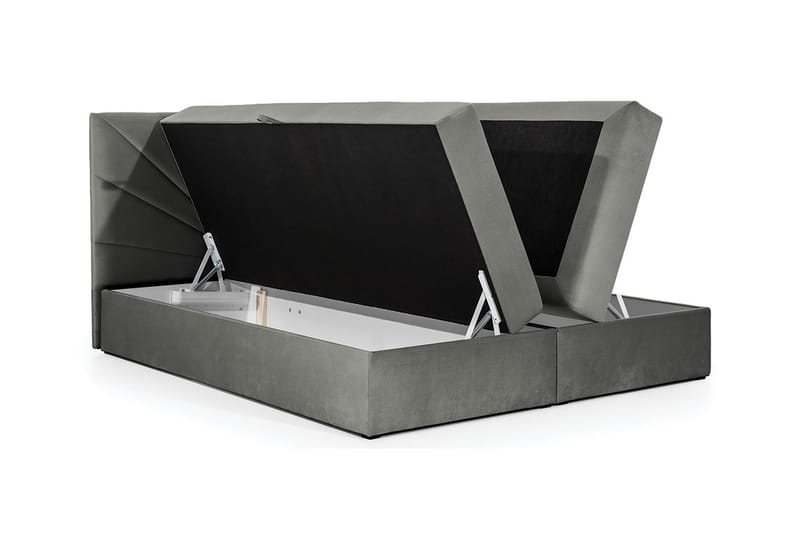 Frusci kontinentalseng 160x200 + topmadras - Møbler - Senge - Kontinentalsenge