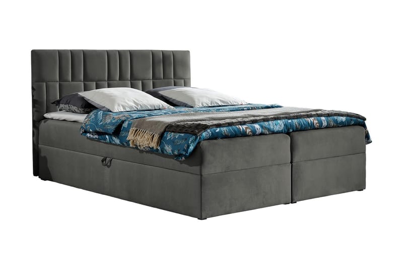 Frusci kontinentalseng 160x200 + topmadras - Møbler - Senge - Kontinentalsenge